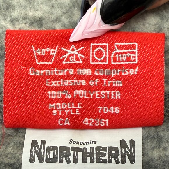 Vancouver Canada Full Zip Hoodie Women XL Gray Souvenirs Northern - Picture 7 of 12